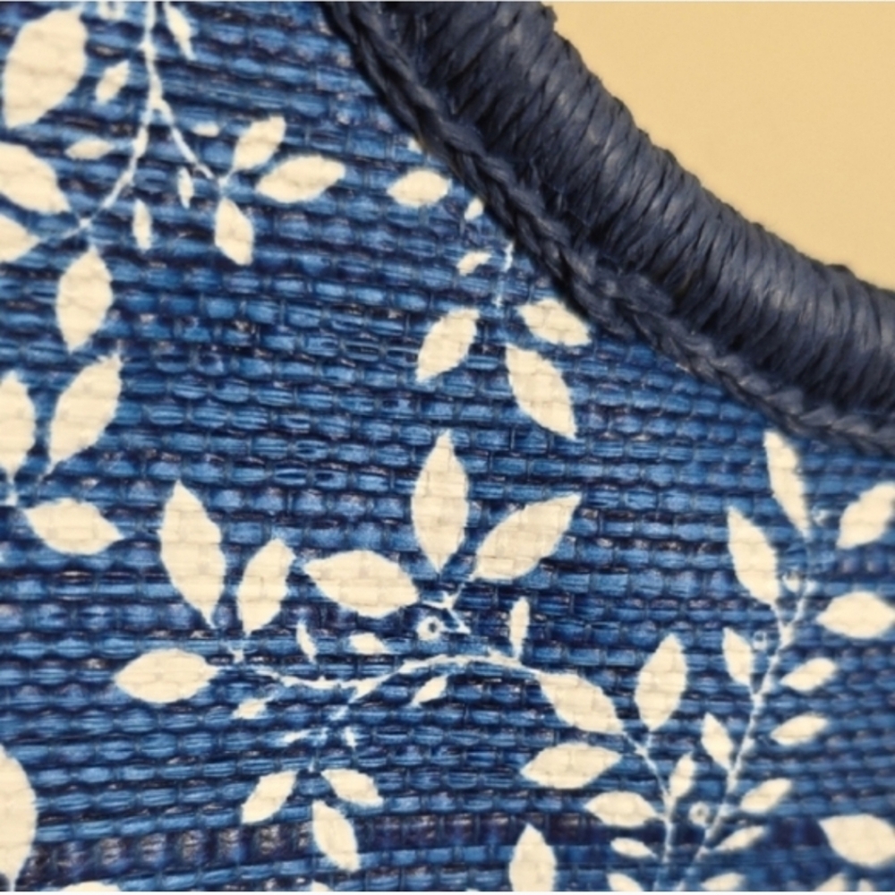 Shiraleah Floral Blue Tote Bag Nwt - Picture 3 of 6